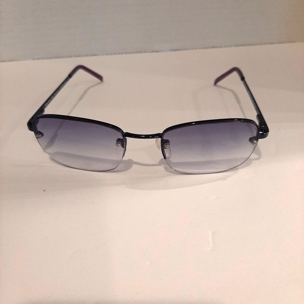 Ralph By Ralph Lauren 973/S Black/Grey 90s Rimless Sunglasses Frames Only